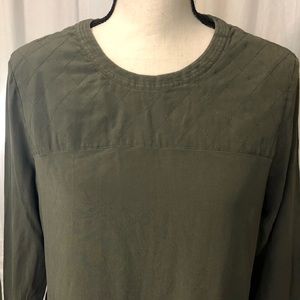 Madewell Army Green top